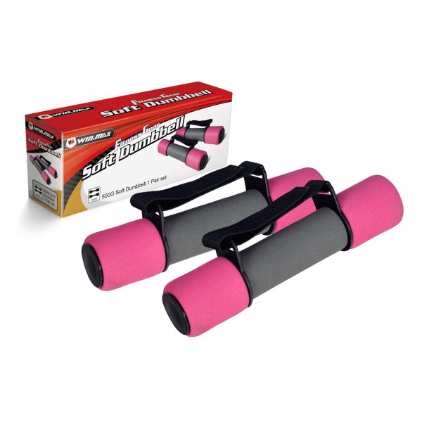 Ladies Dumbbell Home Exercise Fitness Equipment Gym Aerobics A Pair Of Foam Dumbbells - Image 5