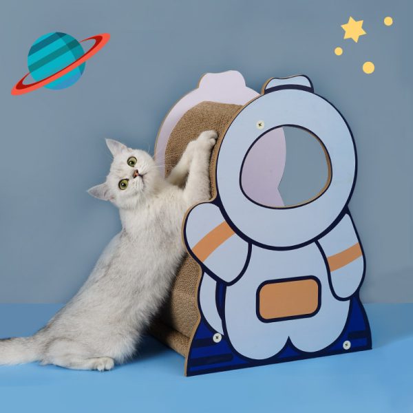 Astronaut Corrugated Cat Nest Large Grab Board - Image 2