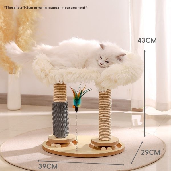 Cat Scratch Board Toy Turntable Cat Teasing Ball Self-Hi Relieving Stuffy-shaped Baby Cat Suit Pet Supplies - Image 6