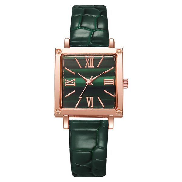 Square Watch Affordable Luxury Fashion Bamboo Pattern - Image 5