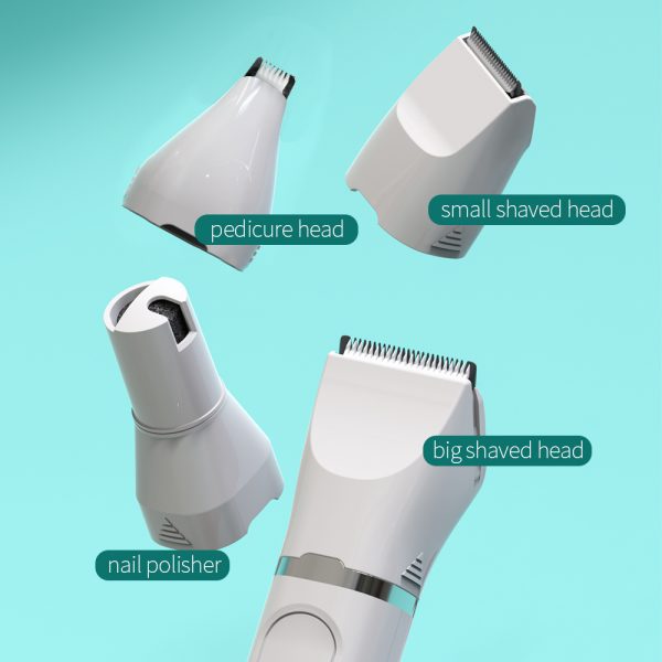 Multifunctional Four In One LCD Display Electric Hair Clipper - Image 4