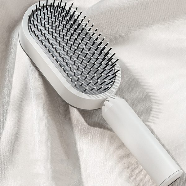 Self Cleaning Hair Brush For Women One-key Cleaning Hair Loss Airbag Massage Scalp Comb Anti-Static Hairbrush - Image 7