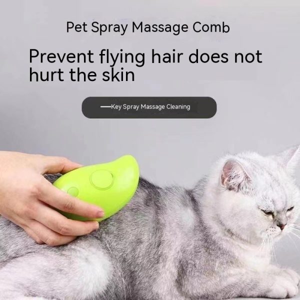 3 In 1 Cat Steam Brush Steamy Dog Brush Electric Spray Cat Hair Brushes For Massage Pet Grooming Comb Hair Removal Combs - Image 7