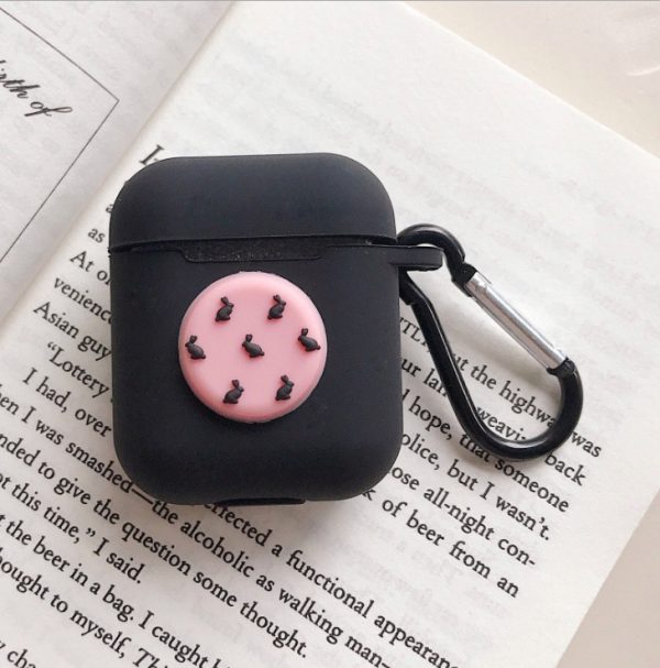 Compatible with Apple, AirPods protective jacket cute cartoon silicone anti-falling earphone jacket Japanese Korean women''s key-clasp hanging rope - Image 10