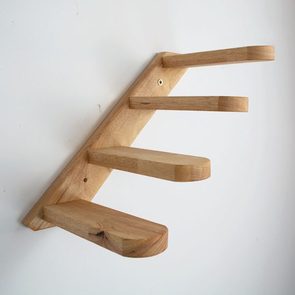 Cats Climbing Ladders On Solid Wood Walls, Rubber Wood Springboards And Stair Toys - Image 5