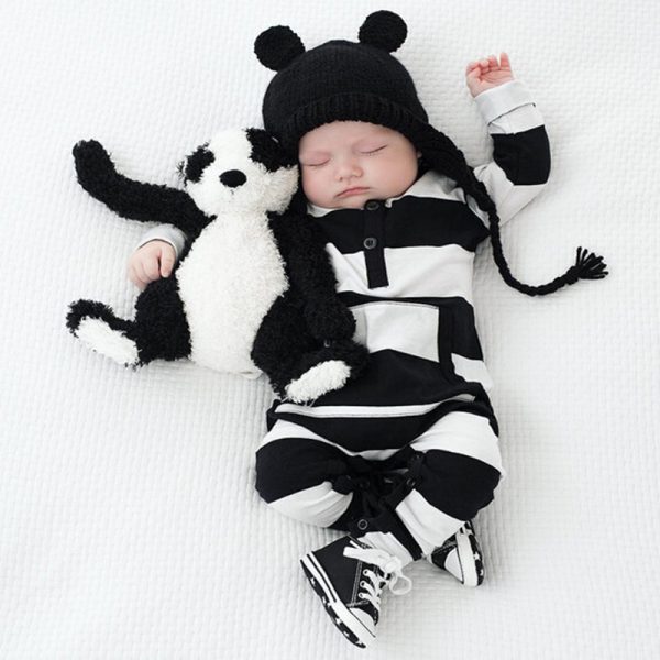 Baby pocket striped bodysuit - Image 2