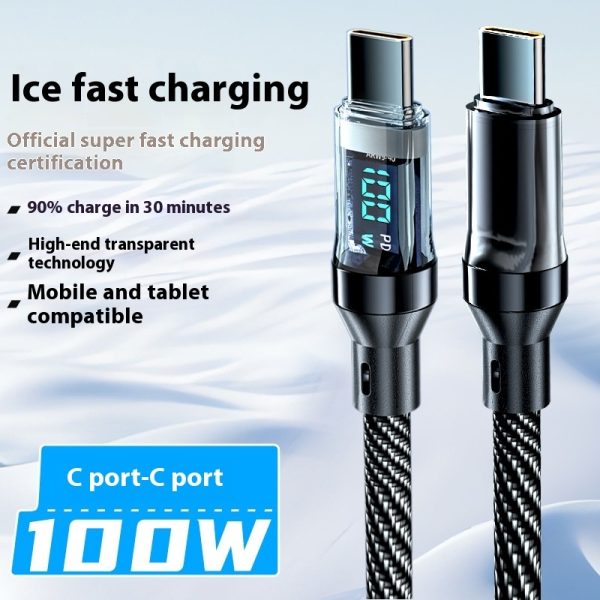 Typec Fully Compatible With Digital Display Super Fast Charge Data Cable - Image 7