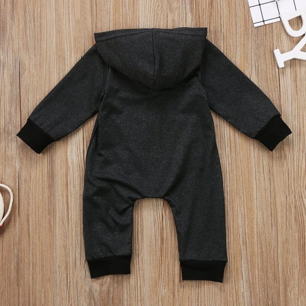 The New Boys' Long-Sleeved Hooded Jumpsuit - Image 4