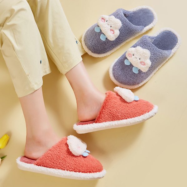 Clouds Couple Cotton Slippers Unisex Household Autumn And Winter Cartoon - Image 2