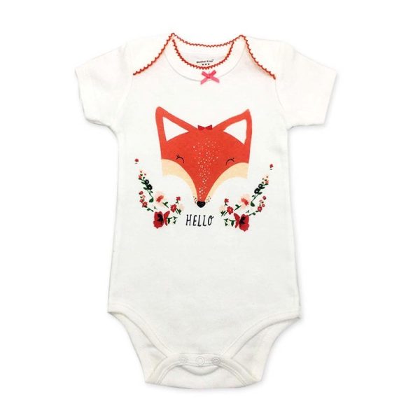 New Cotton Baby Short-sleeved One-piece Home Service