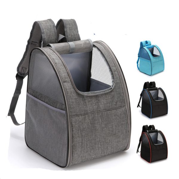 Mesh breathable pet backpack