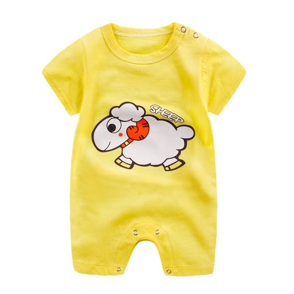 Baby one-piece clothes summer cotton - Image 9