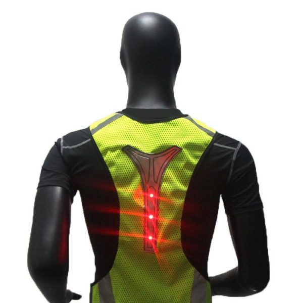 Fluorescent vest LED light reflective vest - Image 3