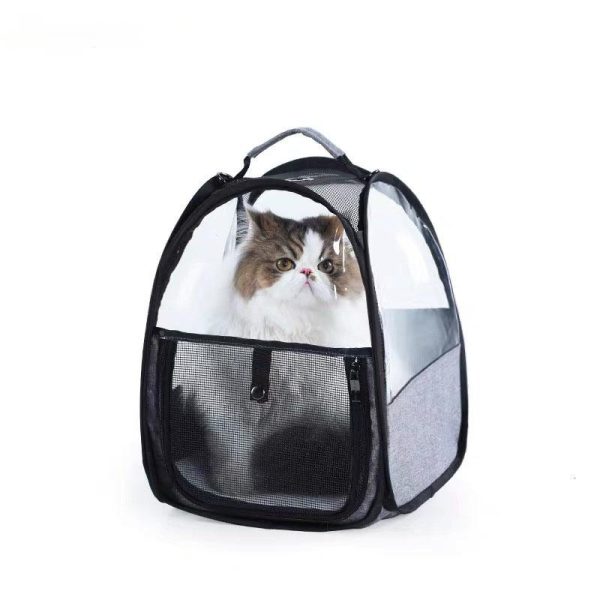 Pet Suitable Transparent Hand Cat Bag Foldable Portable Lightweight Outing - Image 8