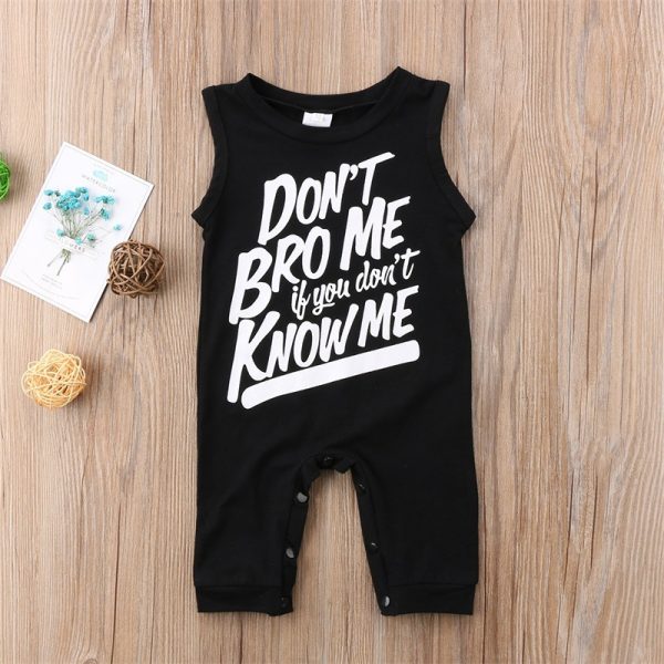 Alphabet cartoon children's jumpsuit romper - Image 3