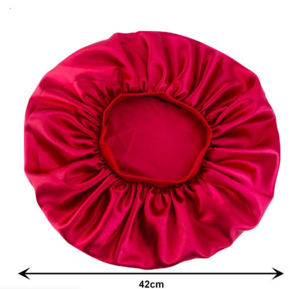 Beauty print Satin silk Bonnet sleep night cap - Image 2