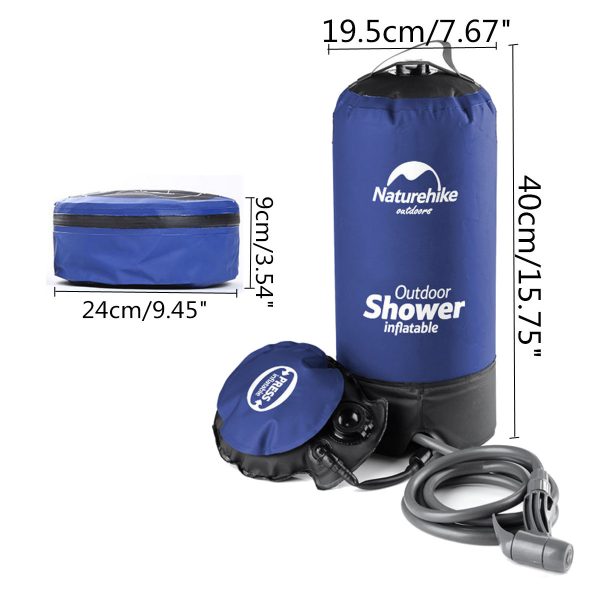 Outdoor Shower Bag Camping Folding Shower - Image 5