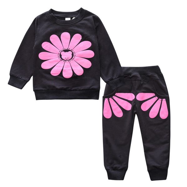 Children's Suit Sun Flower 2-Piece Set - Image 4