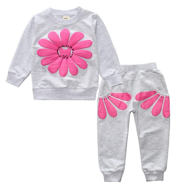 Children's Suit Sun Flower 2-Piece Set - Image 3