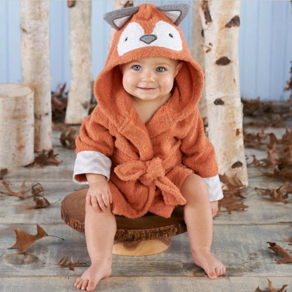 Children's Hooded Absorbent Animal-shaped Bathrobe - Image 2