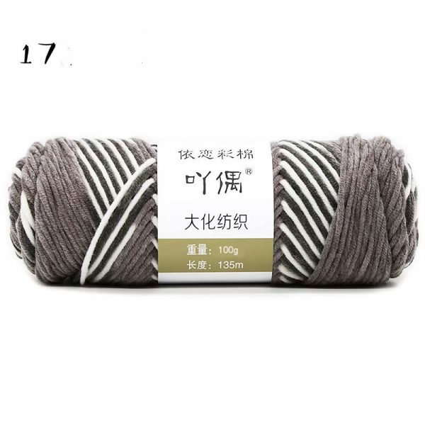 8 Strands Of Gradient Milk Cotton Wool Hand-knitted Medium Thick - Image 6