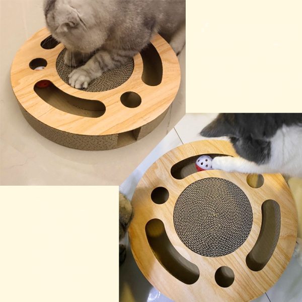 Cat Scratcher Ball-Drawing Bell Large Claw Sharpener - Image 2