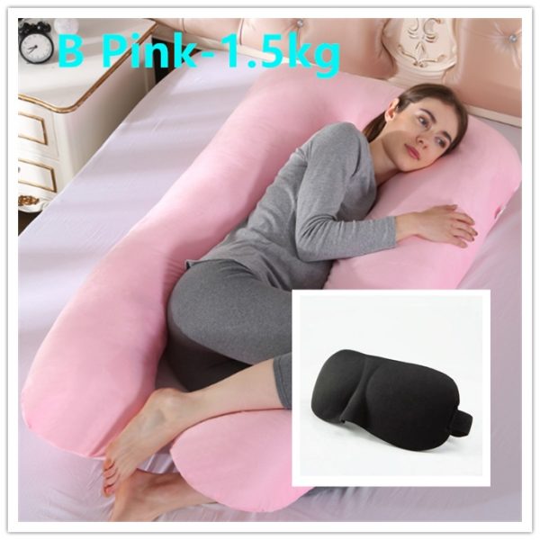 Sleeping Support Pillow For Pregnant Women  U Shape Maternity Pillows Pregnancy Side Sleepers - Image 6