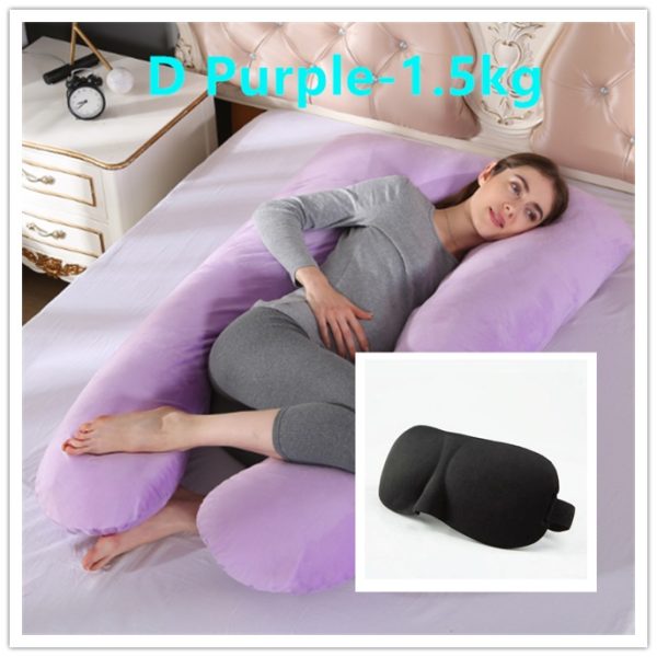 Sleeping Support Pillow For Pregnant Women  U Shape Maternity Pillows Pregnancy Side Sleepers - Image 10