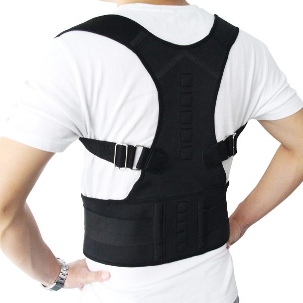 Adjustable Magnetic Posture Corrector Corset Back Men Body Shaper Brace Back Shoulder Belt Lumbar Support - Image 2