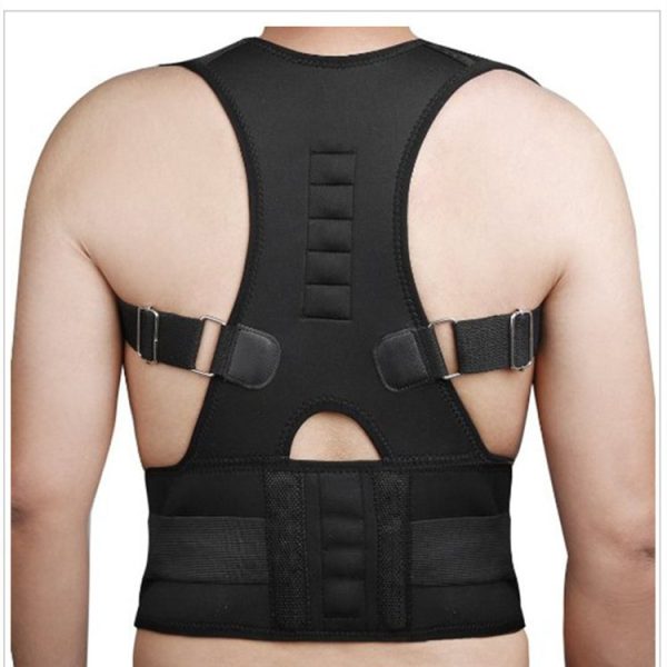 Adjustable Magnetic Posture Corrector Corset Back Men Body Shaper Brace Back Shoulder Belt Lumbar Support - Image 3