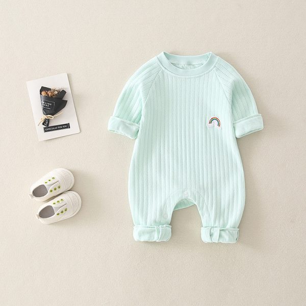 Fashionable And Simple Rainbow Baby Jumpsuit - Image 7