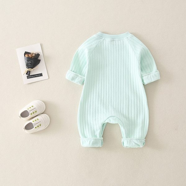 Fashionable And Simple Rainbow Baby Jumpsuit - Image 6