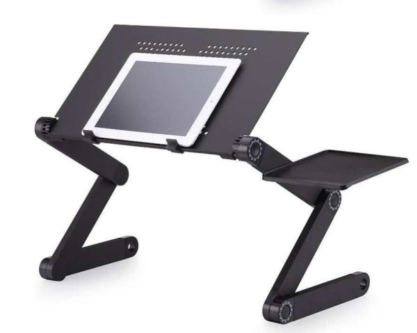 Folding Desk Retractable Adjustable Study Desk In Bed Aluminum Alloy Notebook Computer Bracket Lazy Desk - Image 6