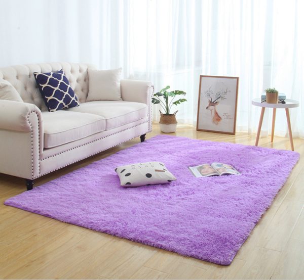 Silky Fluffy Carpet Modern Home Decor Long Plush Shaggy Rug - Image 7