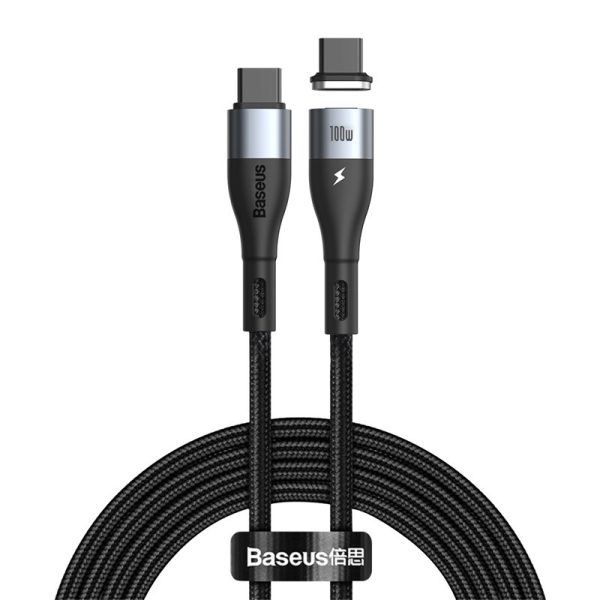 Compatible with Apple, Baseus Apple Iphone12 Mobile Phone Charging Cable Zinc Magnetic Fast Charging Data Cable PD20w Charging Cable Magnetic - Image 6