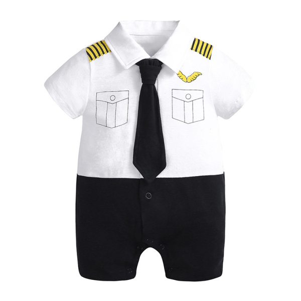 Baby Romper Gentleman Baby Jumpsuit - Image 3