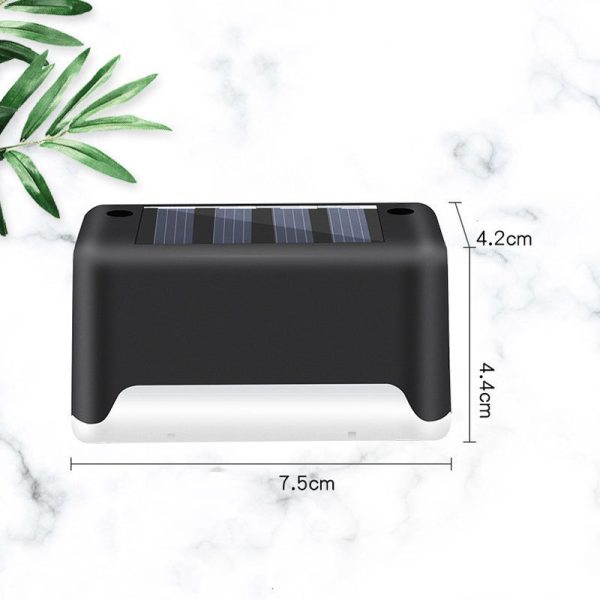 New Upgrade Waterproof LED Solar Fence Lamp Solar Deck Lights Solar Step Light Outdoor For Patio Stairs Garden Pathway Step Yard - Image 5