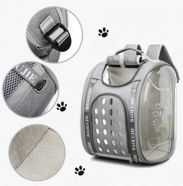 Pet Go Out Portable Space Capsule Pet Backpack Multi-Purpose Shoulder Transparent Portable - Image 9