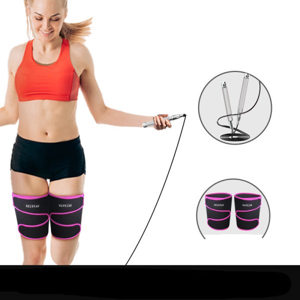 Rope Skipping Weight Loss Fat Burning Female Thin Fitness Exercise Ropeless Counting Special Weight-Bearing Rope Steel Wire Health Professional Dance - Image 7