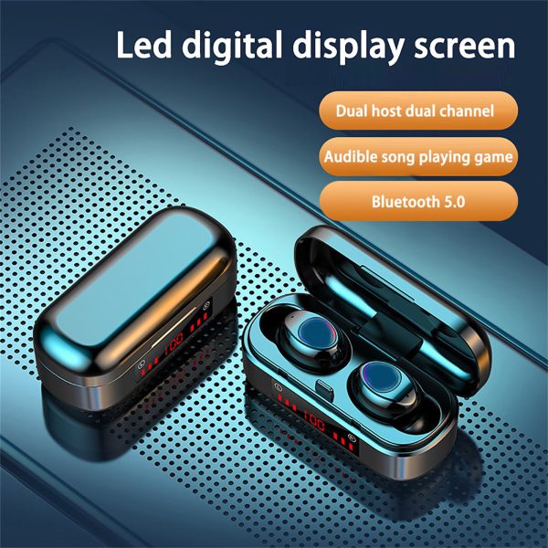 Wireless Bluetooth Touch Headset Mini Binaural Cross Border Tws Battery Display 5.0 - Image 6