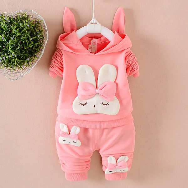 Toddler Girls Clothing Outfit 2 Piece Long Sleeve Hoodie Sweatshirt   Pants Outfits Set  9 24 Months - Image 3