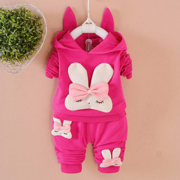 Toddler Girls Clothing Outfit 2 Piece Long Sleeve Hoodie Sweatshirt   Pants Outfits Set  9 24 Months - Image 4