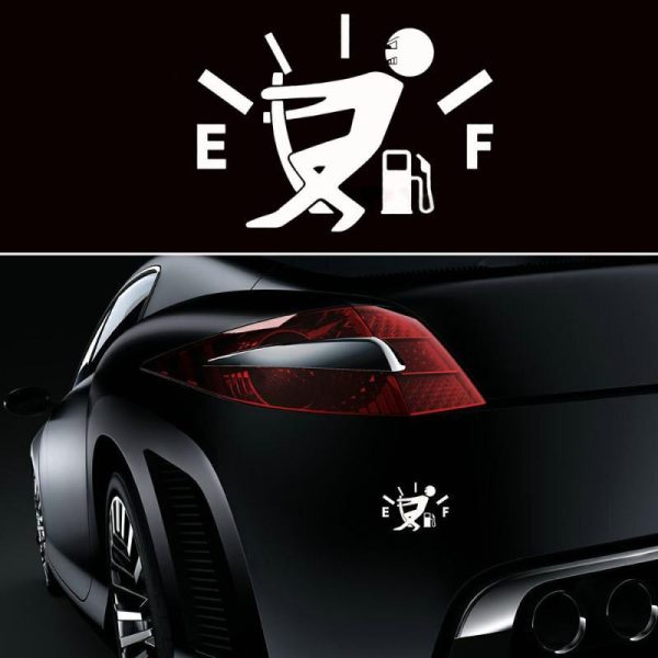 Funny Car Sticker Pull Fuel Tank Pointer Ef Fuel Tank  Car Sticker Fuel Tank Vinyl Sticker Decal - Image 5