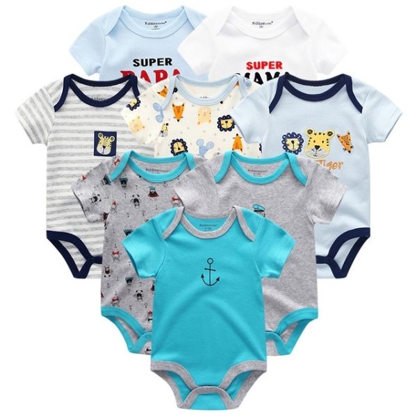 Baby Clothes Unisex Newborn Rompers Cotton Toddler Jumpsuits - Image 9