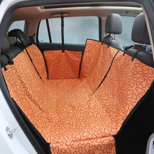 Dog Car Mats, Dog Mats, Golden Retriever Pet Dog Cushions, Rear Car Mats, Waterproof And Dirt-Resistant Car Pet Seat Covers - Image 3