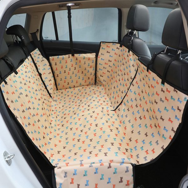 Dog Car Mats, Dog Mats, Golden Retriever Pet Dog Cushions, Rear Car Mats, Waterproof And Dirt-Resistant Car Pet Seat Covers - Image 2