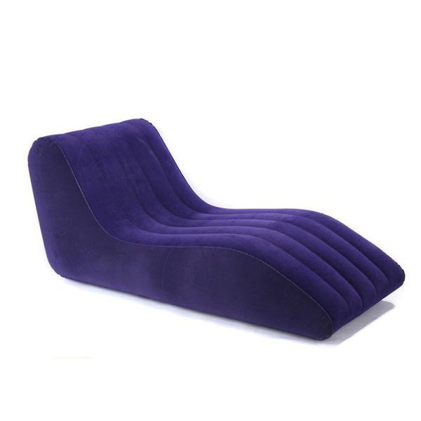 Flocking Inflatable Lazy Sofa Inflatable Adult Sofa Recliner - Image 5