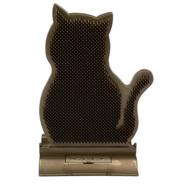 Cat Self Massage Brush Grooming Toy with Catnip Wall Corner Cat Self Groomer Shed Hair Removal Comb Cat Itching Brush Massage - Image 5