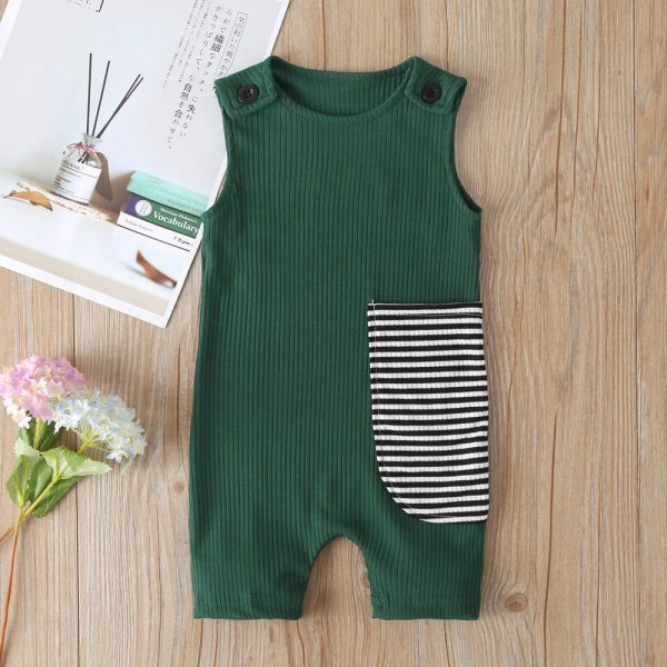 Pit Striped Striped Sleeveless Bodysuit - Image 4