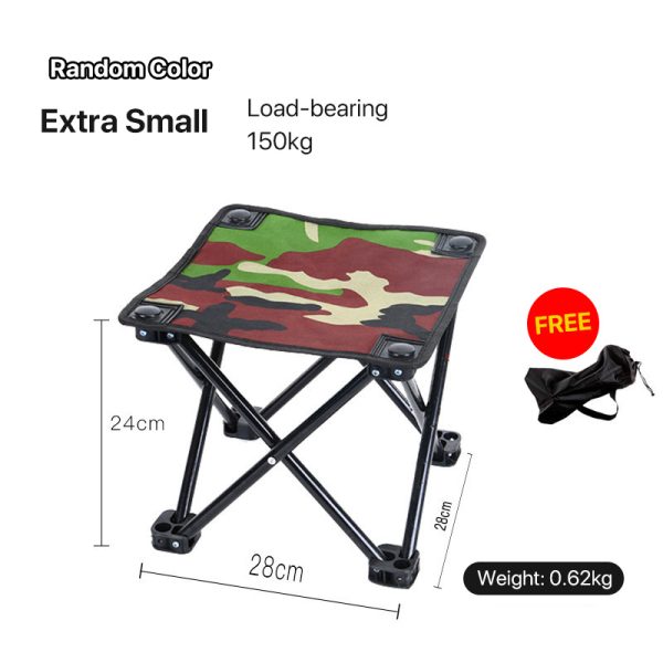 Folding Chair Outdoor Portable Backrest Fishing Chair Stool Painting Stool Chair Maza Small Chair - Image 5